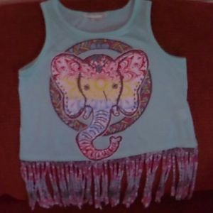 Cute Elephant tee with cropped bottom